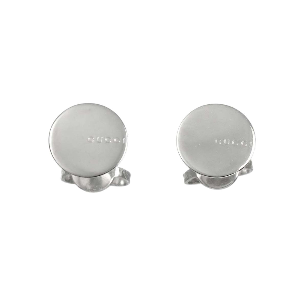 Gucci Earrings 18k WG White Gold 750 Pierced