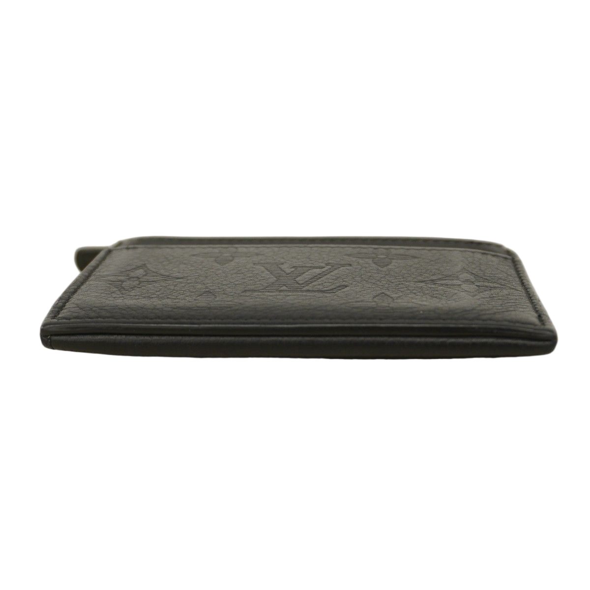 Louis Vuitton Coin Case Monogram Shadow Compact Card Holder Black — view 2
