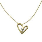 Louis Vuitton Collier Heart Foreign Love Necklace Gold — view 2