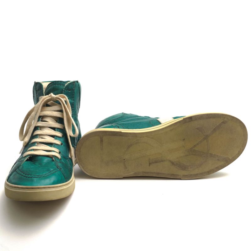 Yves Saint Laurent Shoes Sneakers High Cut Men Leather — view 7