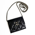 Chanel Quilted Chain Wallet Mini CC Logo