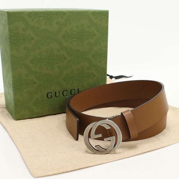 Gucci Interlocking Belt Leather