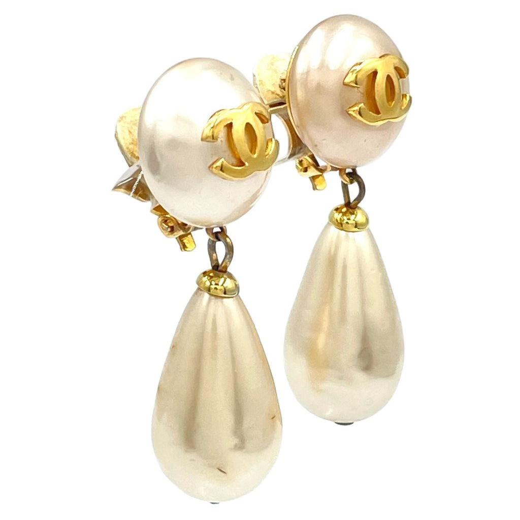 Chanel CC Logo Earrings — view 2
