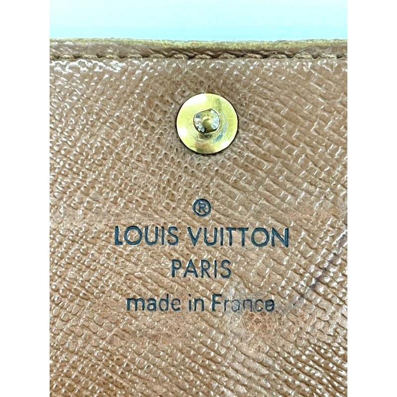 Louis Vuitton Monogram Portefeuille Sarah Long Wallet Brown — view 8