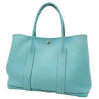 Hermes Garden Party PM Blue Atoll Silver Country Tote Bag — view 2