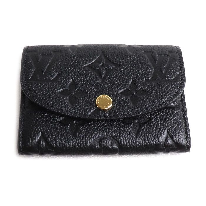 Louis Vuitton Porte-Monnaie Rosalie Coin Case Empreinte Black