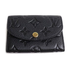 Louis Vuitton Porte-Monnaie Rosalie Coin Case Empreinte Black