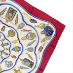 Hermes Carre 90 Large Scarf Shawl Silk Perfume Pattern — view 3