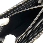 Louis Vuitton Long Wallet Zippy Monogram Mahina Noir Black — view 8