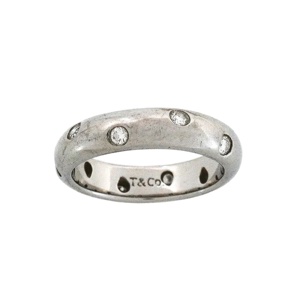 Tiffany & Co Ring Dots Platinum Diamond — view 2