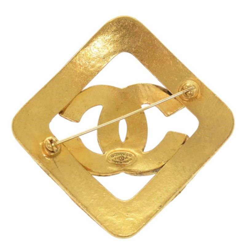 Chanel Coco Mark GP Gold Brooch 0159 — view 3