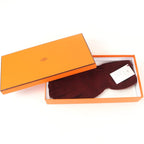 Hermes Gants Heidi Cashmere Silver Series Knit Gloves Gold — view 2
