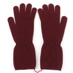 Hermes Gants Heidi Cashmere Silver Series Knit Gloves Gold — view 4
