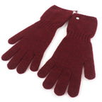 Hermes Gants Heidi Cashmere Silver Series Knit Gloves Gold — view 5