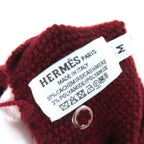 Hermes Gants Heidi Cashmere Silver Series Knit Gloves Gold — view 7