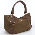 Prada Tote Nylon Totes Brown