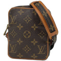 Louis Vuitton Mini Danube Crossbody Shoulder Bag Monogram Brown