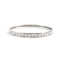 Hermes Carte A Jouet Orfevre Blanc Platine Current Enamel Bracelet Bangle