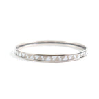Hermes Carte A Jouet Orfevre Blanc Platine Current Enamel Bracelet Bangle