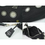 Prada Re Edition Shoulder Bag Pochette Nylon Black — view 7