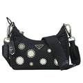 Prada Re Edition Shoulder Bag Pochette Nylon Black