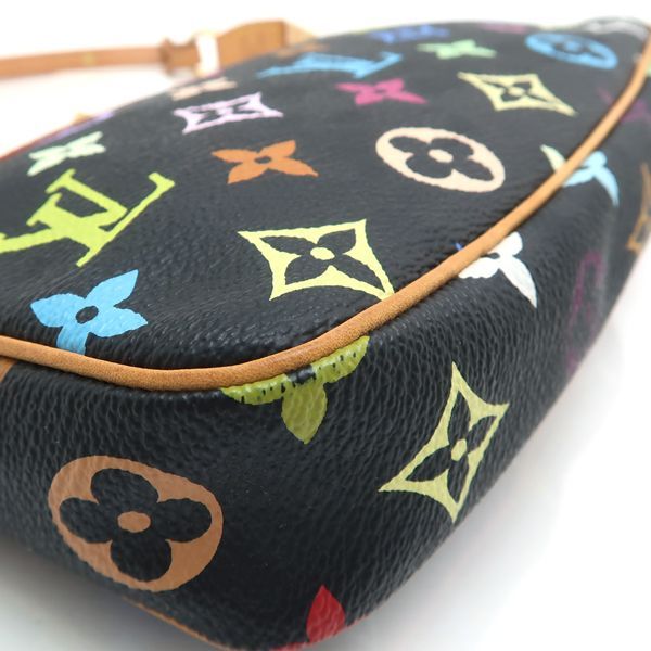 Louis Vuitton Pochette Accessory Monogram Multicolor With Long — view 4