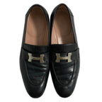 Hermes Moccasins Paris Loafers 35.5 Black — view 2