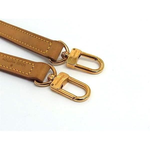 Louis Vuitton Leather Bag Shoulder Strap Crossbody Brown — view 3