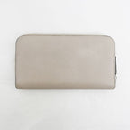 Fendi Round Zip Zipper Long Wallet Light Gray Blue 7 M0210 — view 2