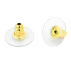 Chanel Stud Earrings Gold Silver — view 2