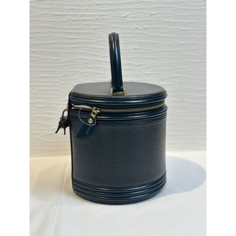 Louis Vuitton Epi Cannes Vanity Bag Black — view 4