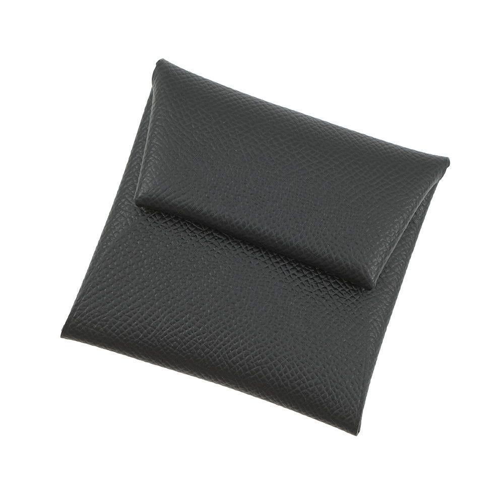 Hermes Coin Case Bastia Black Epsom Purse