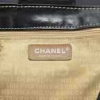 Chanel Lambskin Contrast Wild Stitch Surpique Accordion Flap Bag Black — view 9