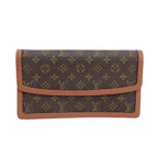 Louis Vuitton Pochette Dam Clutch Bag Monogram Second