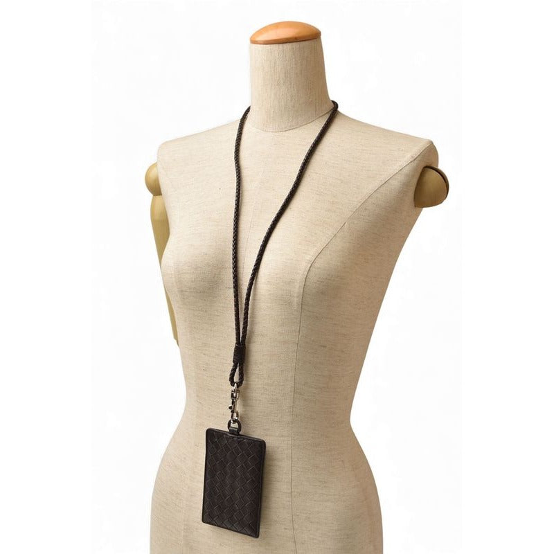 Bottega Veneta Neck Strap Passcase ID Holder Set Of Two Intreccia — view 2