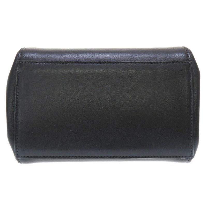 Chanel 255 Chocobar Lambskin Black Gold Hardware Shoulder Bag 0023 — view 3