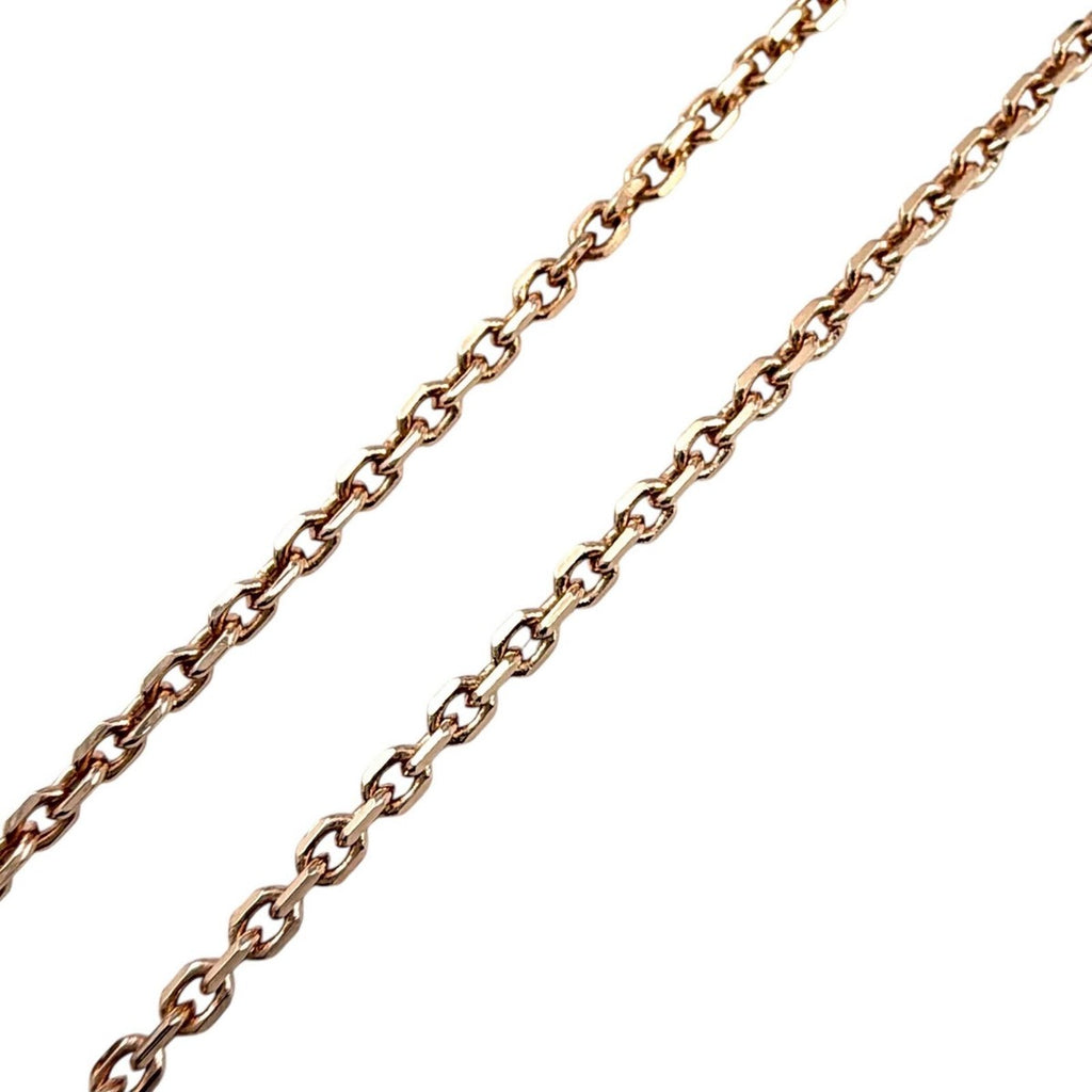 Dior Petit CD Diamond Resin Pearl Necklace Rose Gold — view 5