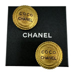 Chanel Vintage Large Earrings Circle — view 2