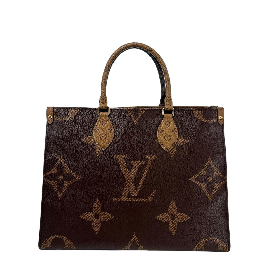 Louis Vuitton on the Go MM Giant Monogram Tote