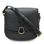 Louis Vuitton Epi Mini Saint Cloud Shoulder Bag Pochette Crossbody Leather Noir