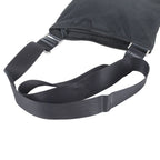 Prada Tessuto Nylon Leather Shoulder Bag Crossbody Messenger Black — view 2