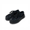 Prada Sneakers Shoes Sequins Black Logo Double Wheels