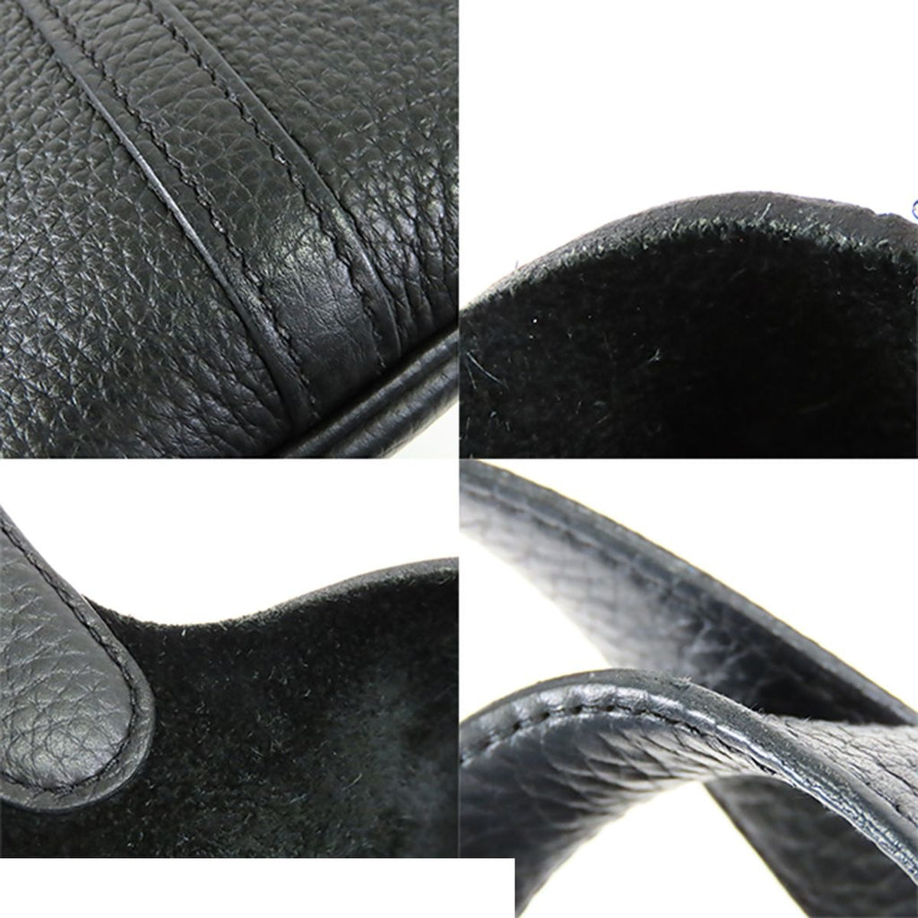 Hermes Picotin Lock 18 PM Black Silver Taurillon Handbag — view 8