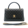 Chanel Handbag Coco Handle 29 Caviar Leather Black