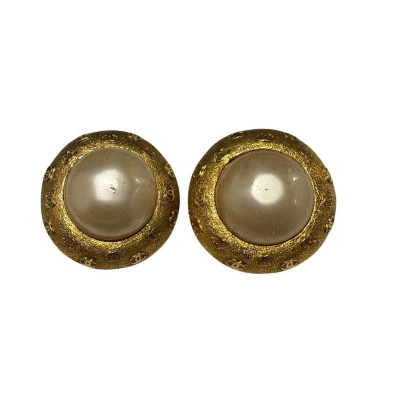Chanel Pearl Earrings Coco 29 Vintage