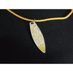 Dior Surf Necklace Key Ring Set Silver Yellow — view 4