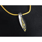 Dior Surf Necklace Key Ring Set Silver Yellow — view 5