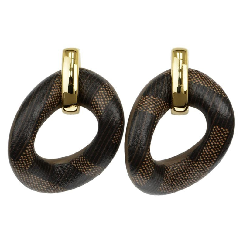 Fendi Philo Earrings Ffleather 8 Ak768 Accessories