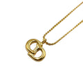 Dior CD Logo Gold Plated Necklace