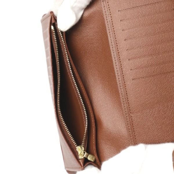Louis Vuitton Monogram Long Wallet Portefeuille Braza — view 5